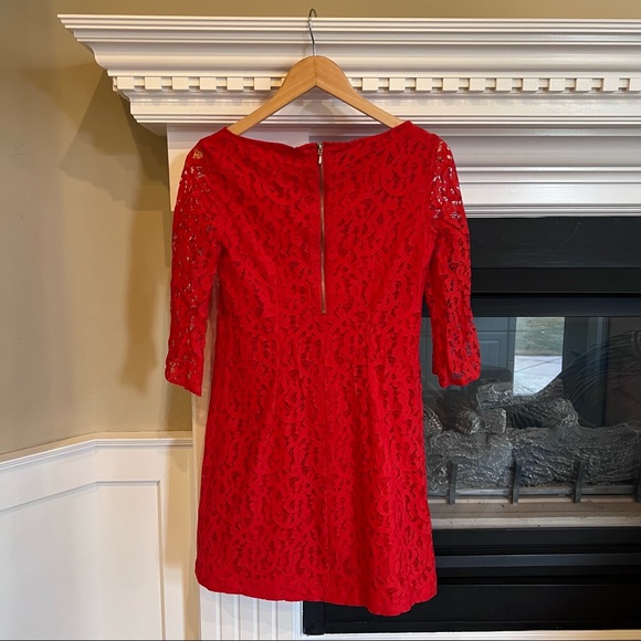 Red lace dress by Nine West - Picture 2 of 2